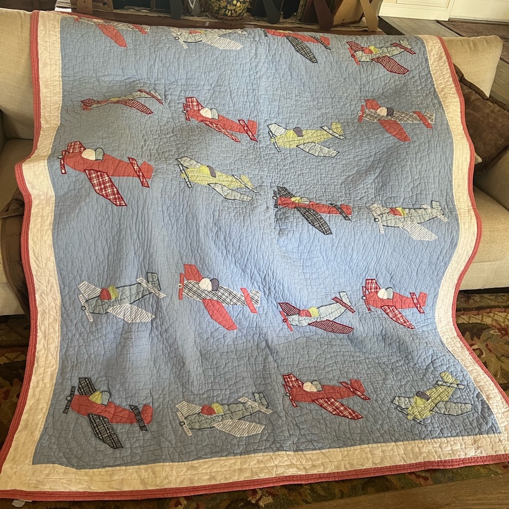 Pottery Barn Kids twin quilt